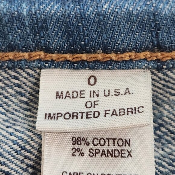 Vintage Frankie B Jeans with Butterfly Embroidered Pockets in Size 0 - Picture 5 of 8